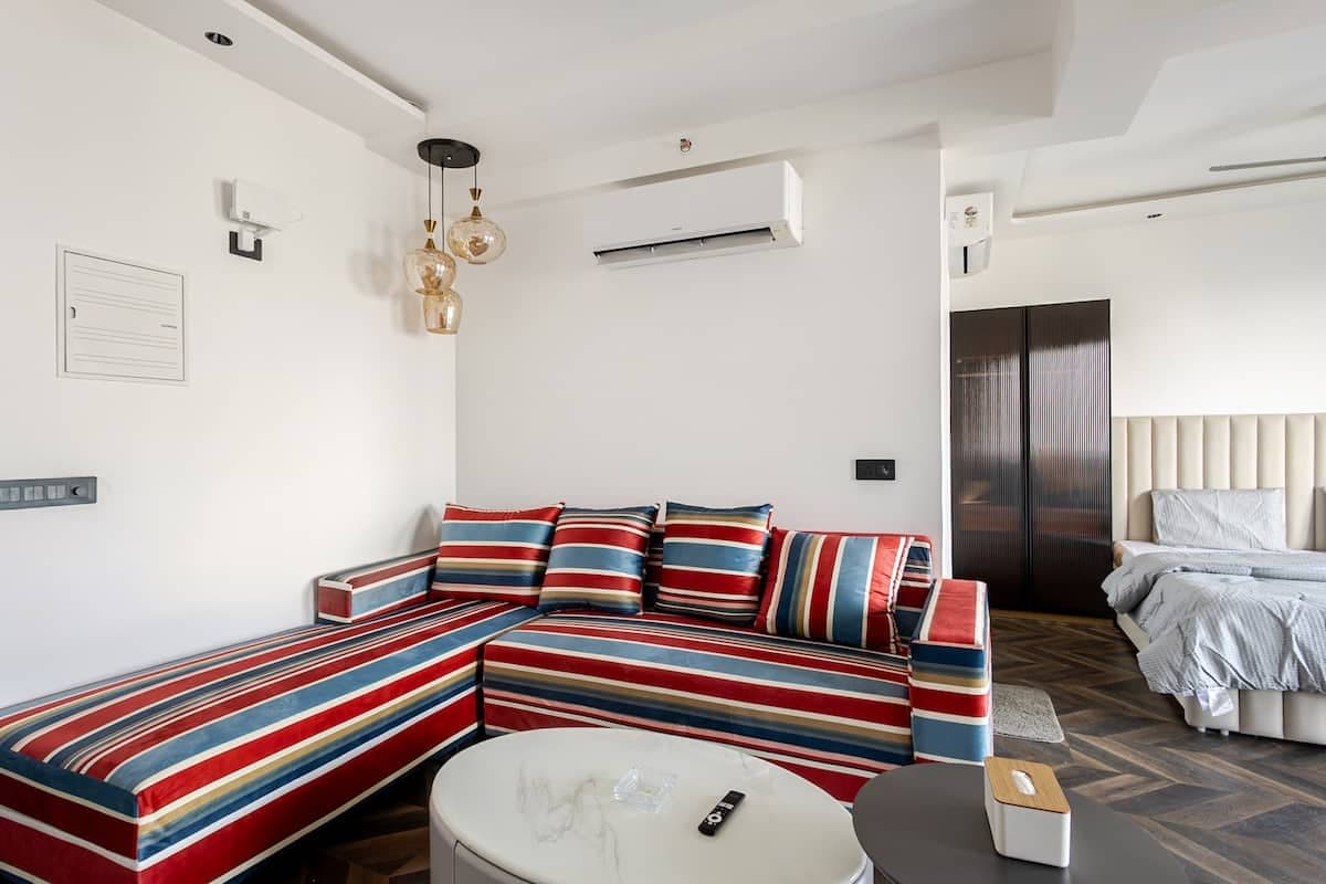 stylish studio| Pool facing balcony | Pool View in Gurugram, Haryana